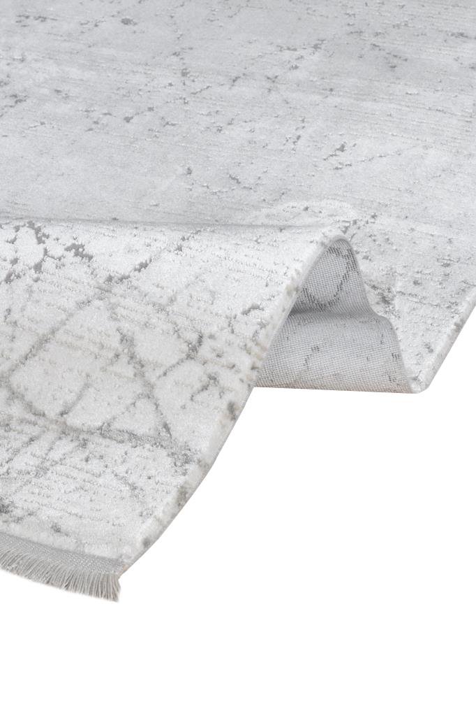 Lima Modern Pattern Gray Living Room Rug 6222