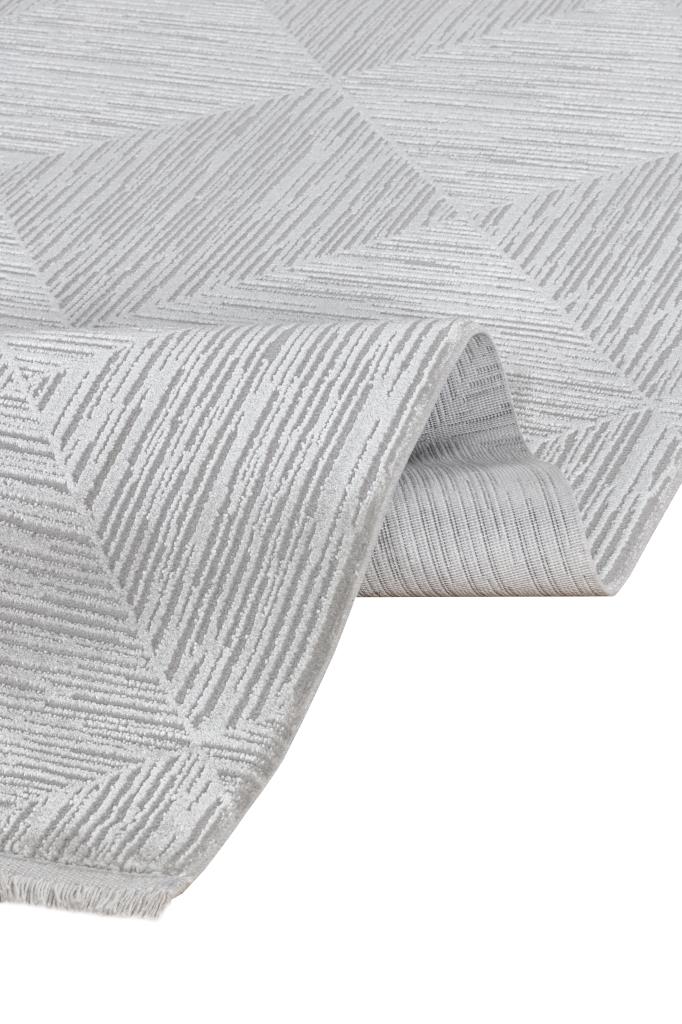 Lima Modern Pattern Gray Living Room Rug 6242