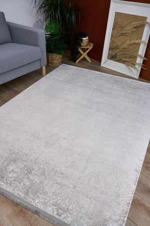 Lucca Washable Thin Mink Kitchen Rug with Non-Slip Base 6002