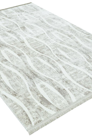 Lucca Washable Thin Mink Kitchen Rug with Non-Slip Base 6012