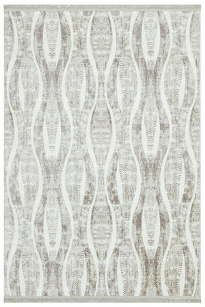 Lucca Washable Thin Mink Kitchen Rug with Non-Slip Base 6012