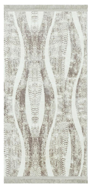 Lucca Washable Thin Mink Kitchen Rug with Non-Slip Base 6012