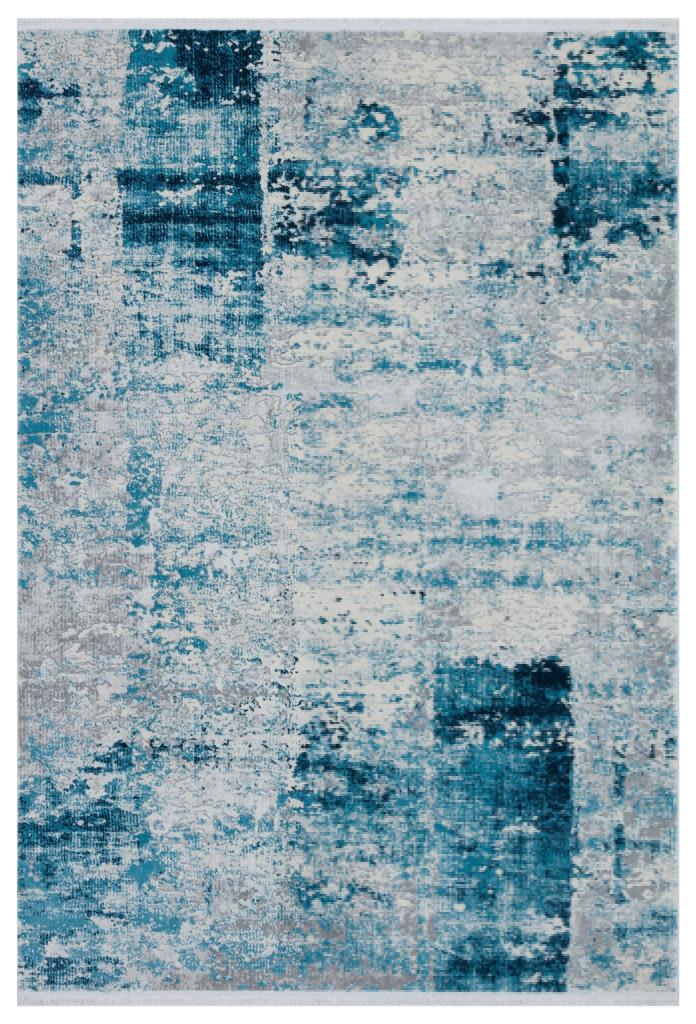 Luxia Modern Pattern Blue Living Room Rug 8603