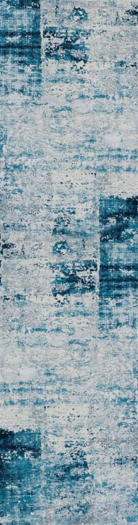 Luxia Modern Pattern Blue Living Room Rug 8603