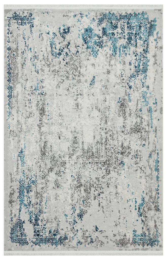 Luxia Modern Pattern Blue Living Room Rug 8612