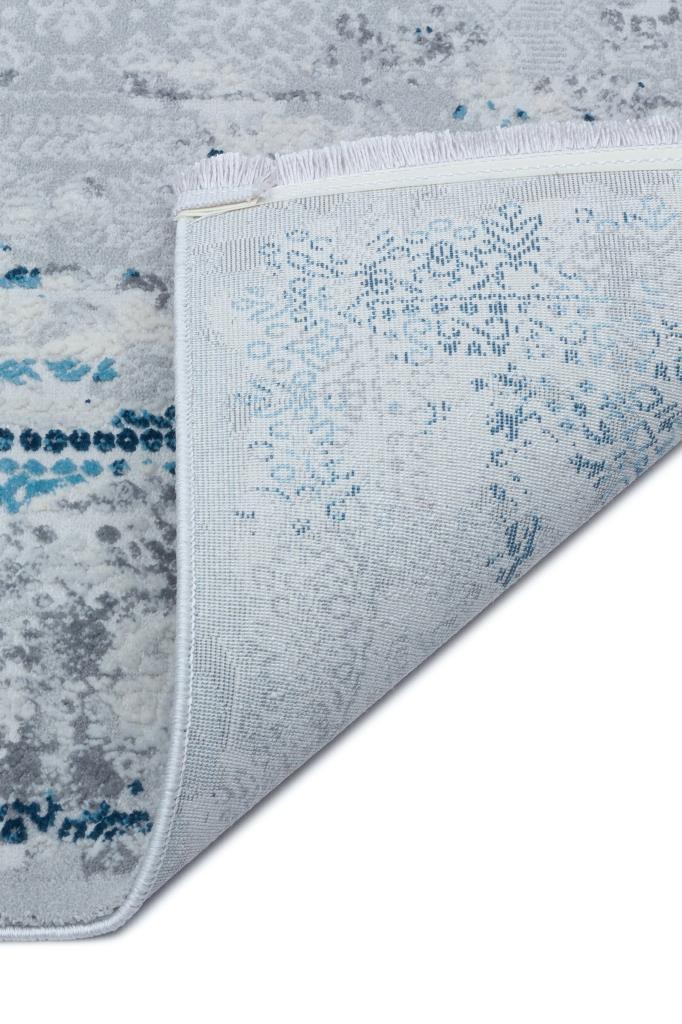 Luxia Modern Pattern Blue Living Room Rug 8612