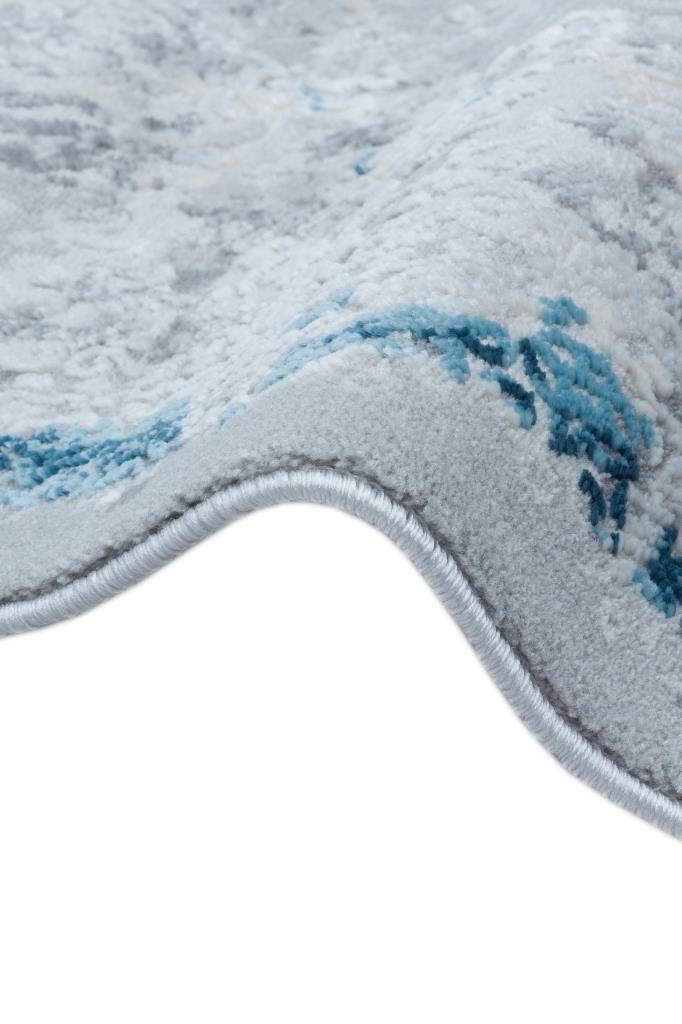 Luxia Modern Pattern Blue Living Room Rug 8612