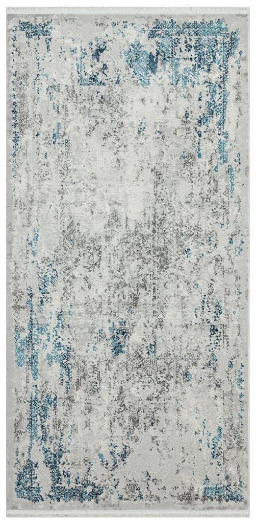 Luxia Modern Pattern Blue Living Room Rug 8612