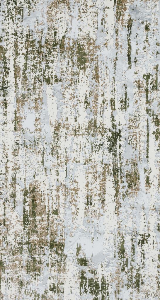 Luxia Modern Pattern Green Living Room Rug 8622