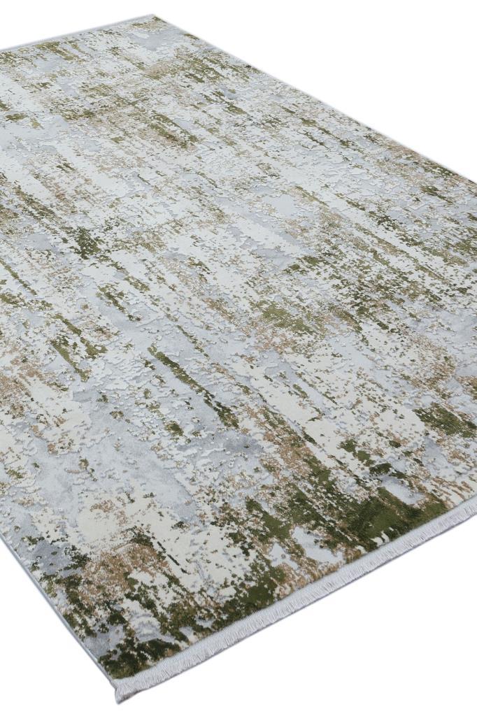 Luxia Modern Pattern Green Living Room Rug 8622