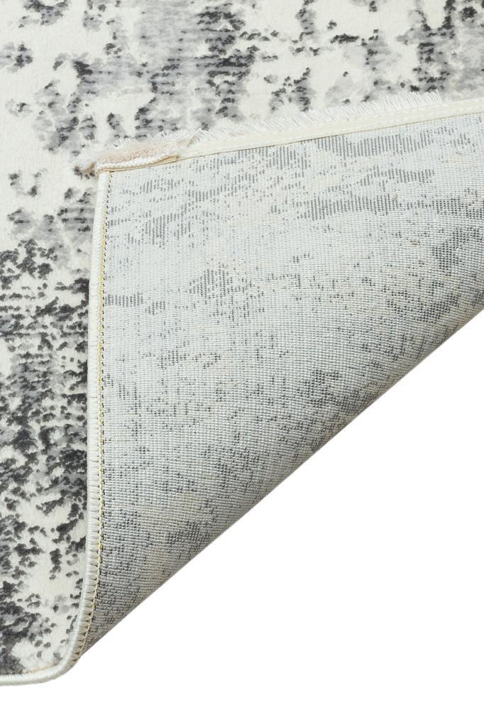 Luxia Modern Pattern Grey Living Room Rug 8605