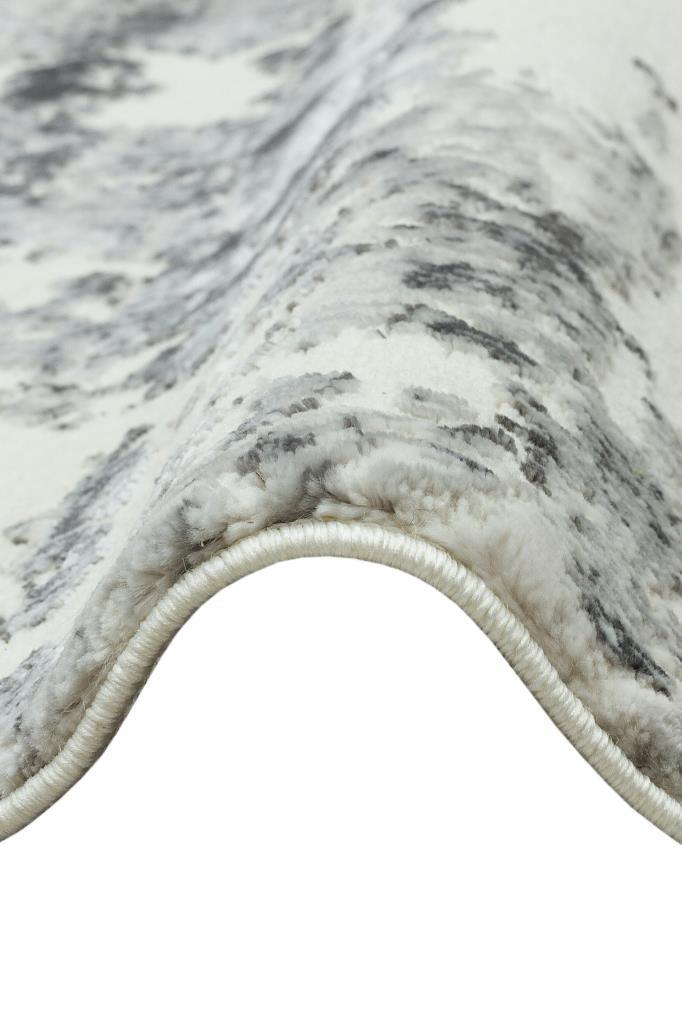 Luxia Modern Pattern Grey Living Room Rug 8605