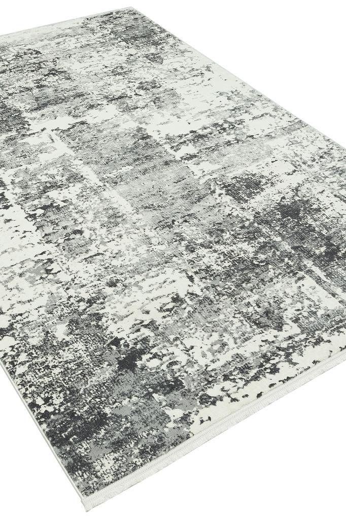 Luxia Modern Pattern Grey Living Room Rug 8605