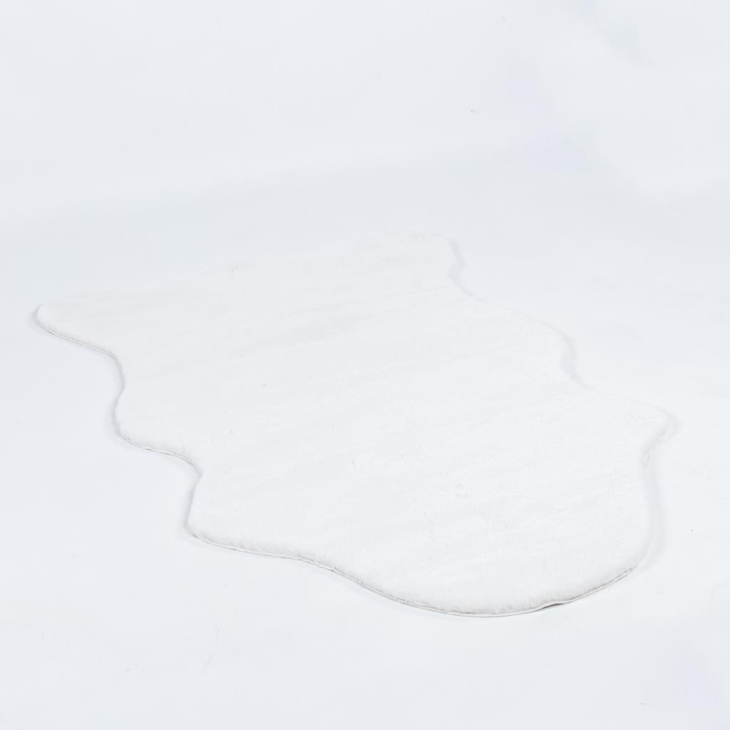 Meloni Cream Washable Plush Shaggy Post