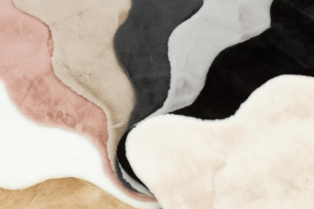 Meloni White Washable Plush Shaggy Post