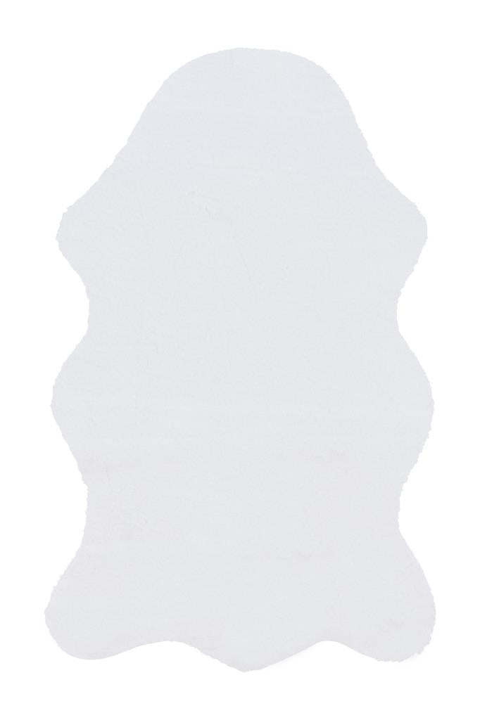 Meloni White Washable Plush Shaggy Post