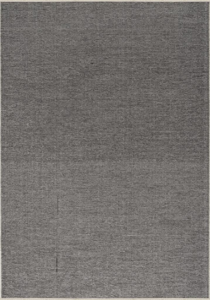 Pandora Plain Pattern Anthracite Thin Rug 2415