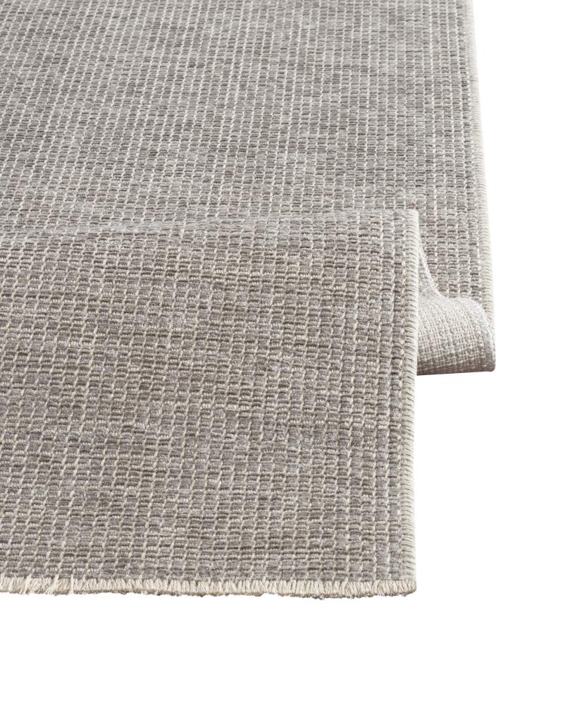 Pandora Plain Pattern Light Gray Thin Rug 2414