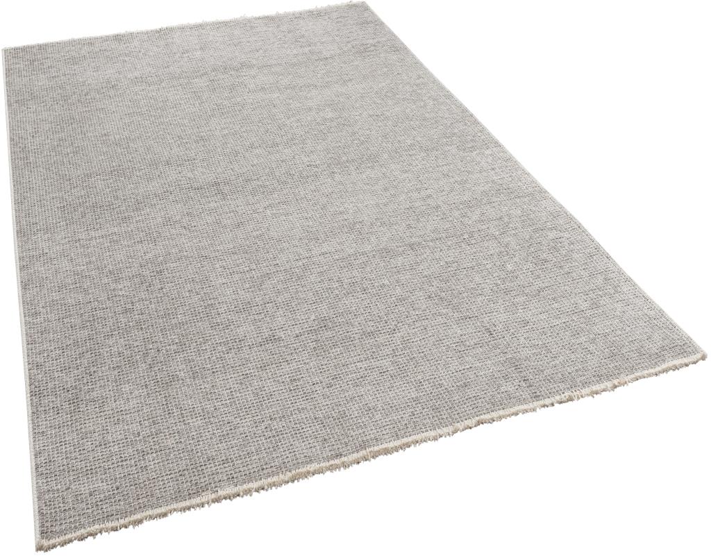 Pandora Plain Pattern Light Gray Thin Rug 2414