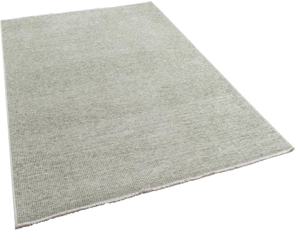 Pandora Plain Pattern Water Green Thin Rug 2416