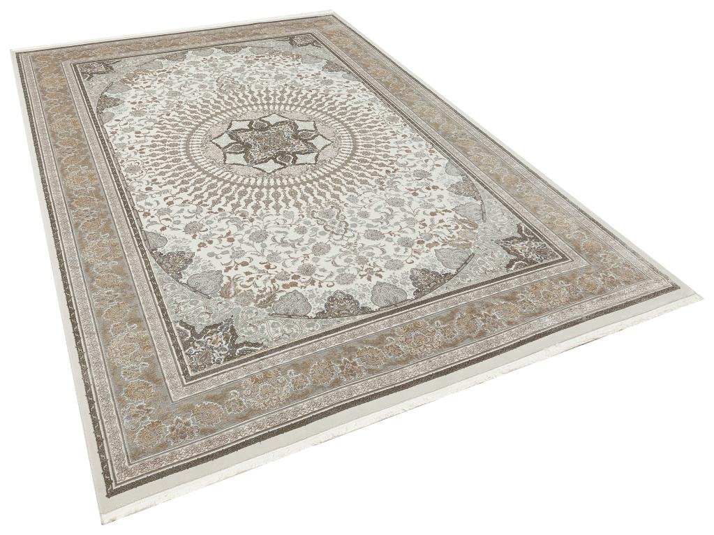 Queen Beige Bamboo Woven Modern Living Room Rug 8117