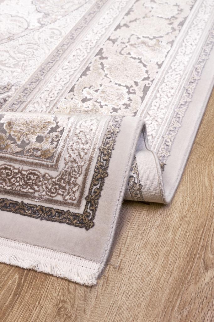 Queen Beige Bamboo Woven Modern Living Room Rug 8117