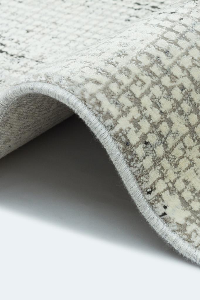 Queen Cream Bamboo Woven Modern Living Room Rug 8107