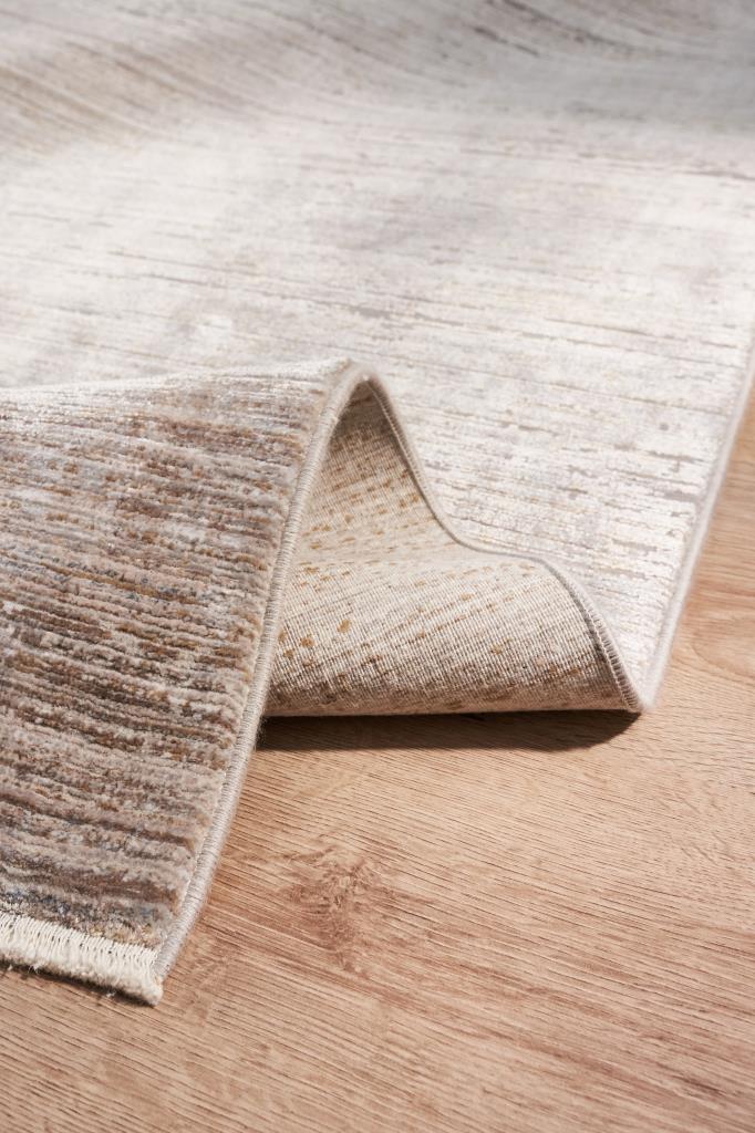 Queen Cream Bamboo Woven Modern Living Room Rug 8110