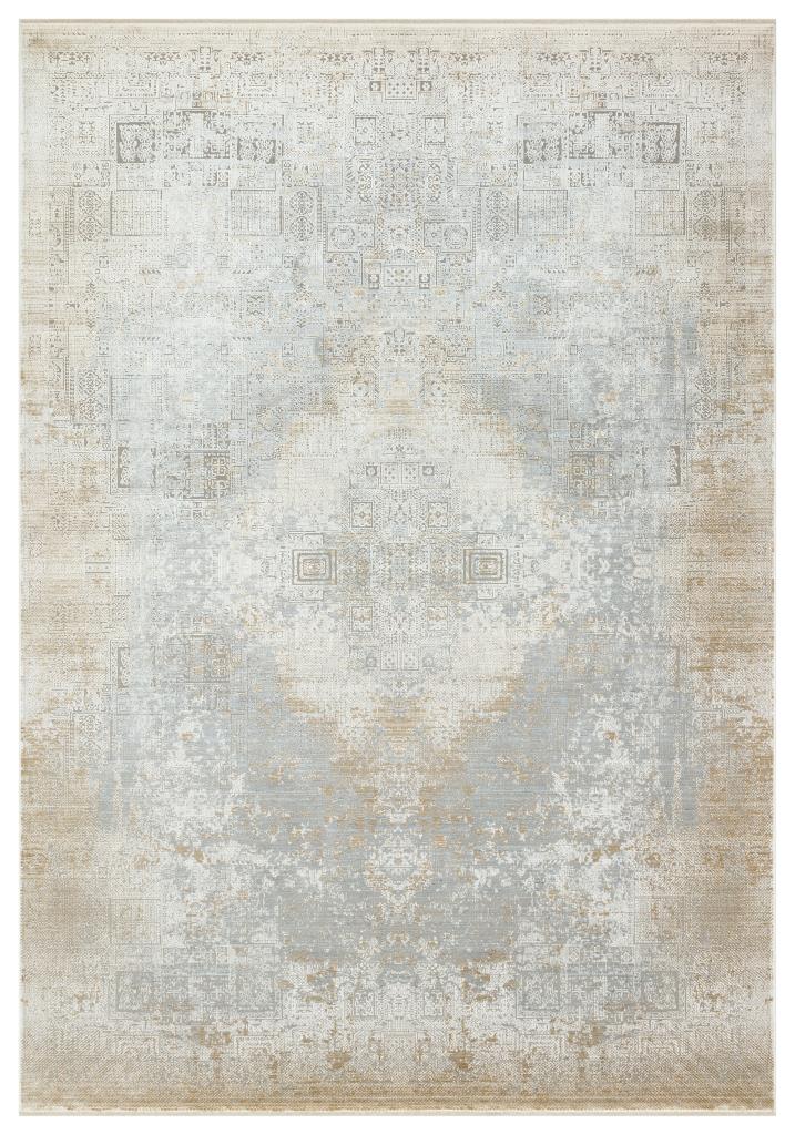 Queen Gold Bamboo Woven Modern Living Room Rug 8101