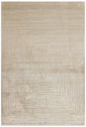 Queen Gold Bamboo Woven Modern Living Room Rug 8114