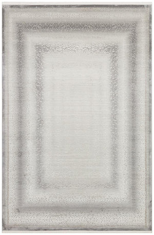 Queen Gray Bamboo Woven Modern Living Room Rug 8115