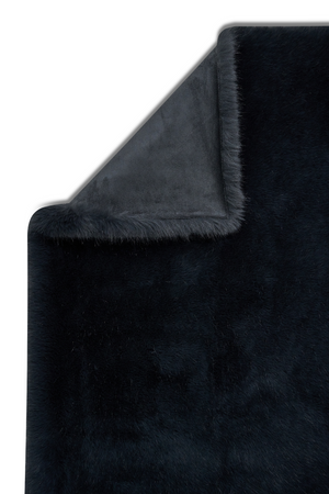 Reiki Thick Anthracite Washable Plush Shaggy Post