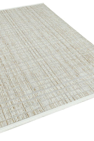 Riena Thin Cream Kitchen Rug with Washable Non-Slip Base 1152