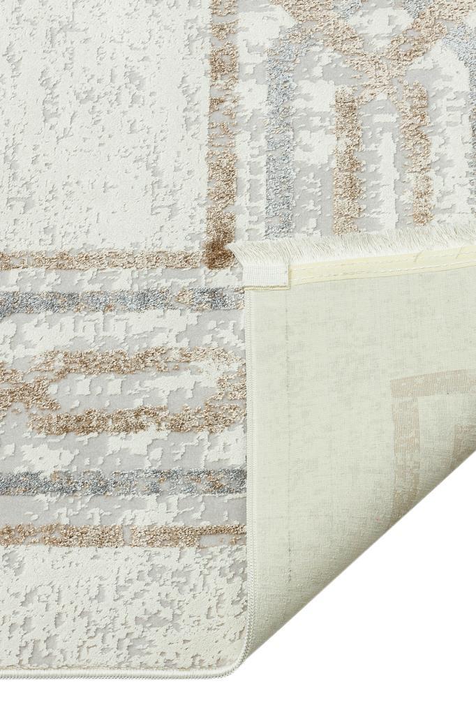 Riena Thin Latte Kitchen Rug with Washable Non-Slip Base 1132