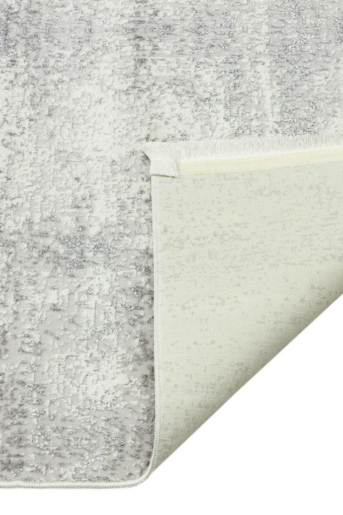 Riena Thin White Kitchen Rug with Washable Non-Slip Base 1111