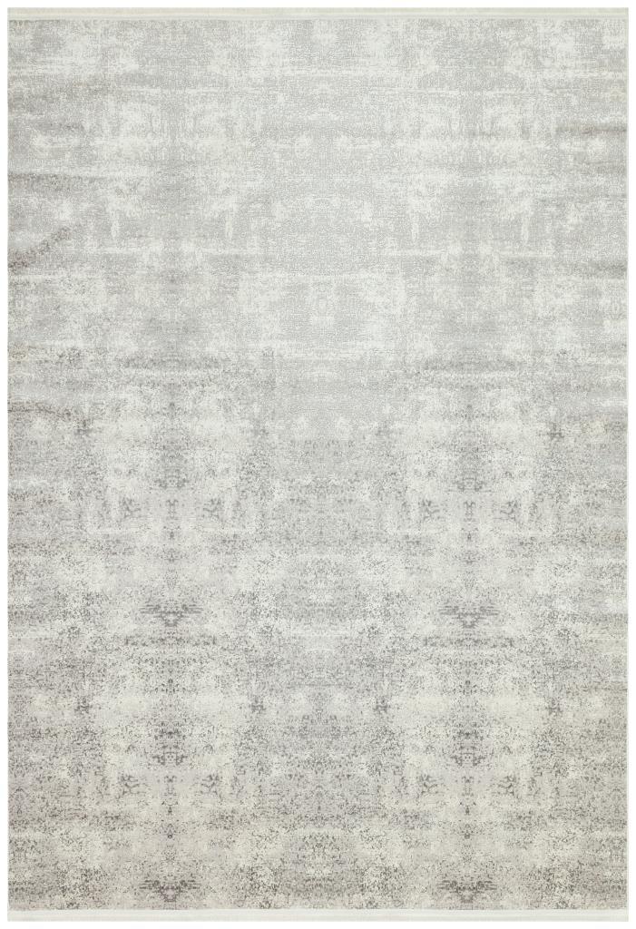 Riena Thin White Kitchen Rug with Washable Non-Slip Base 1111