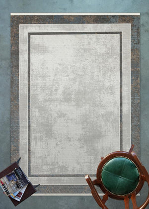 Savannah Modern Framed Area Rug