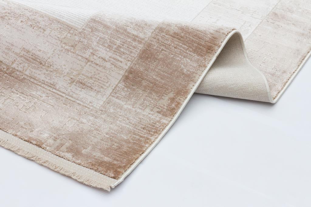 Serenity Mink Viscose Woven Modern Living Room Rug 7812