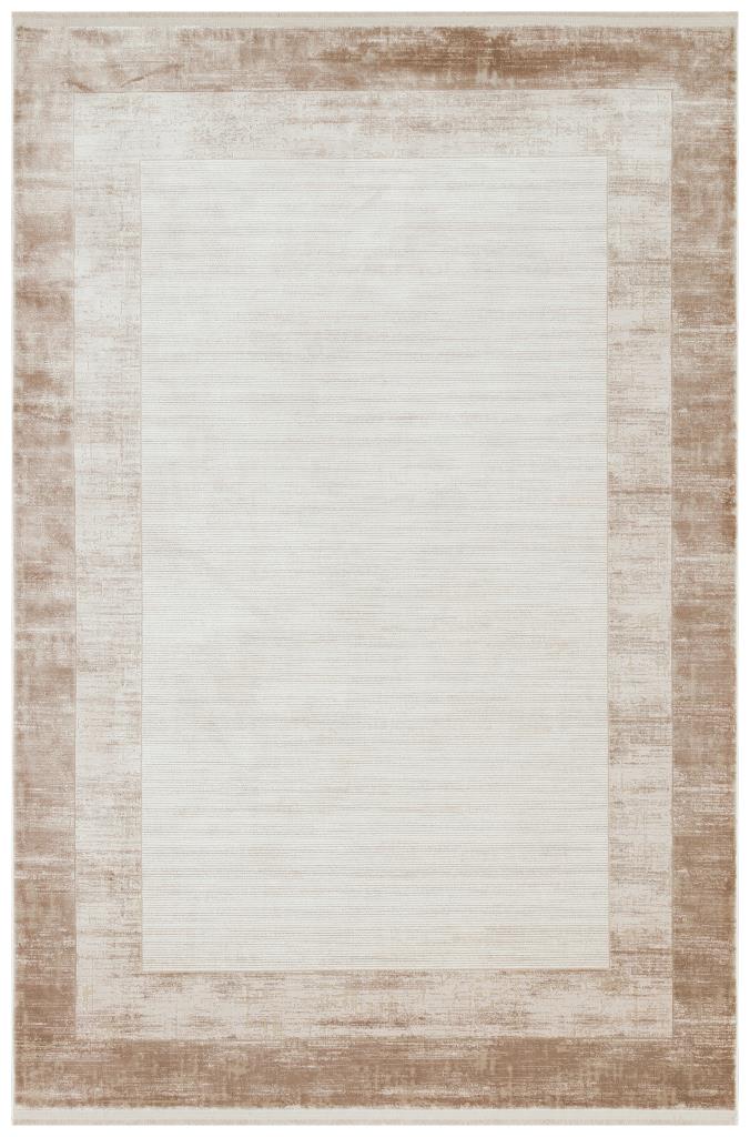 Serenity Mink Viscose Woven Modern Living Room Rug 7812