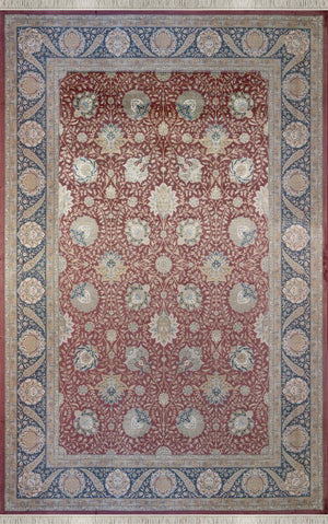 Vendome Palace Traditional Patterned Living Room Rug 5421
