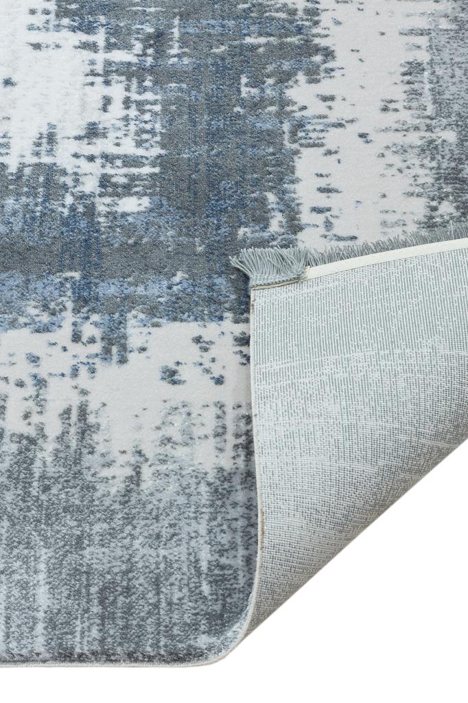 Vivaldi Blue Modern Living Room Rug 9701