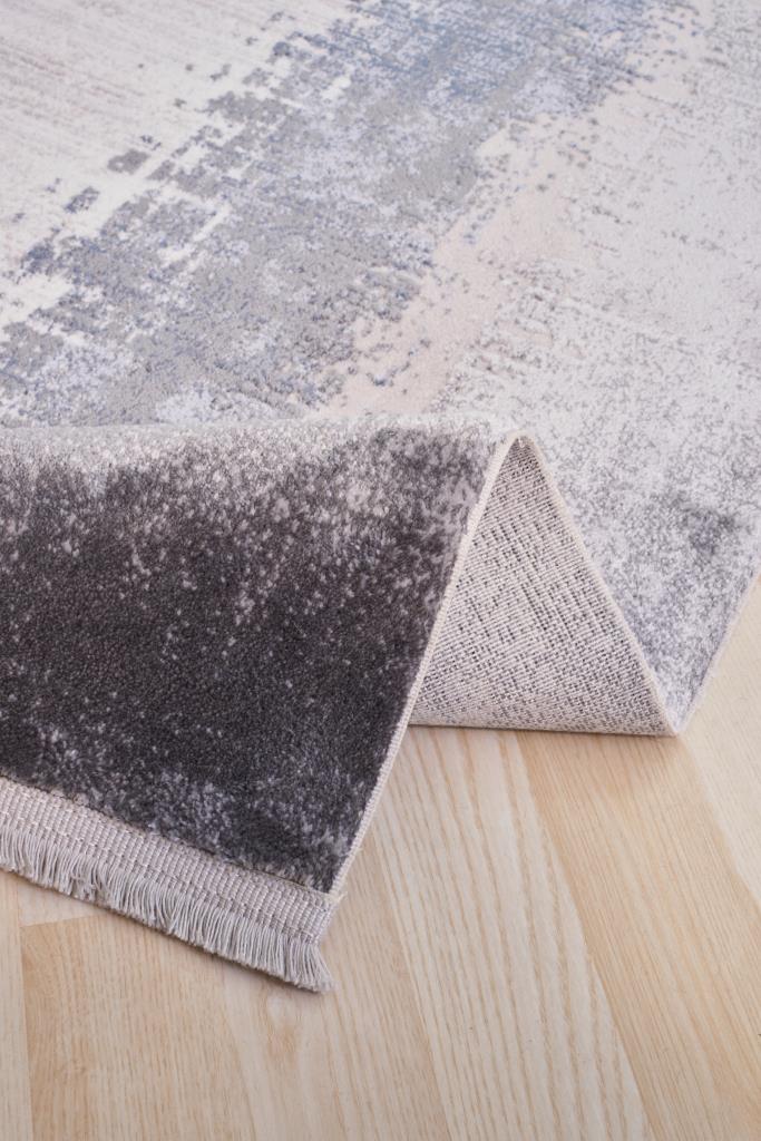 Vivaldi Blue Modern Living Room Rug 9701