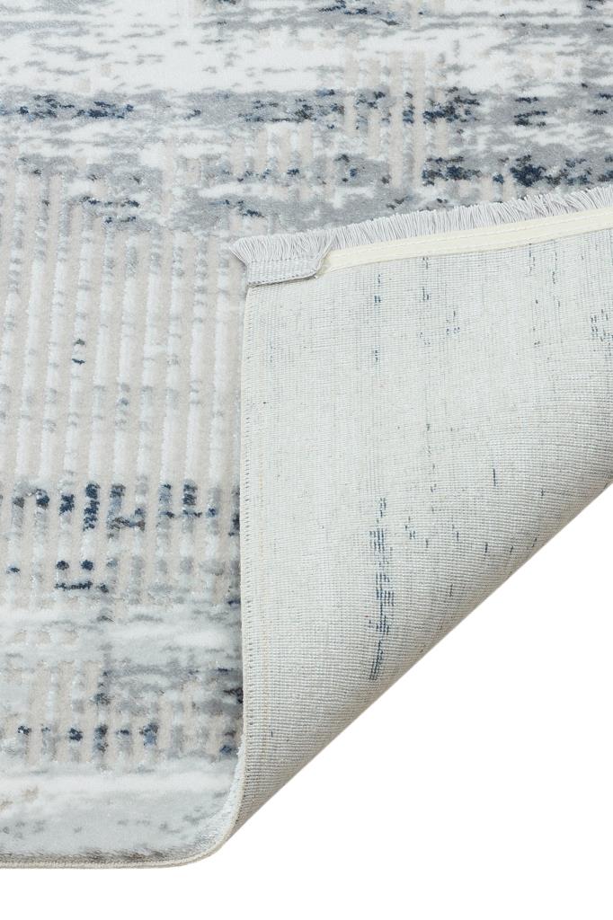 Vivaldi Blue Modern Living Room Rug 9711