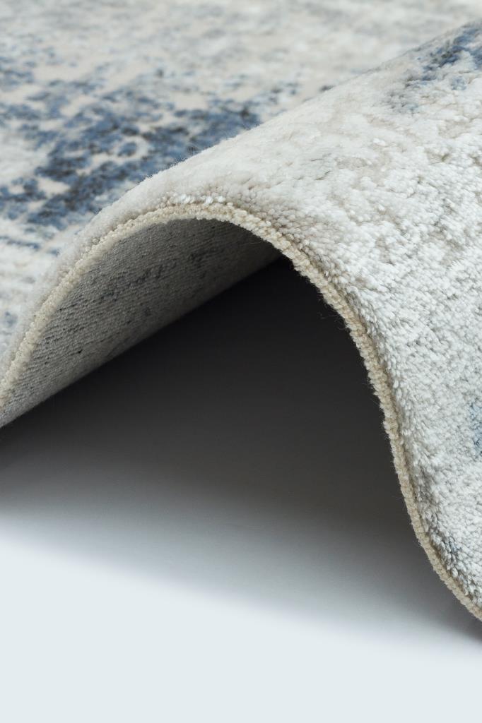 Vivaldi Blue Modern Living Room Rug 9721