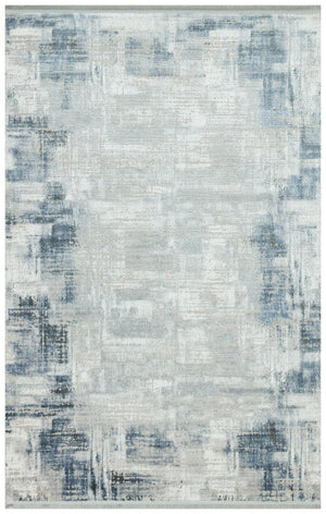 Vivaldi Blue Modern Living Room Rug 9721