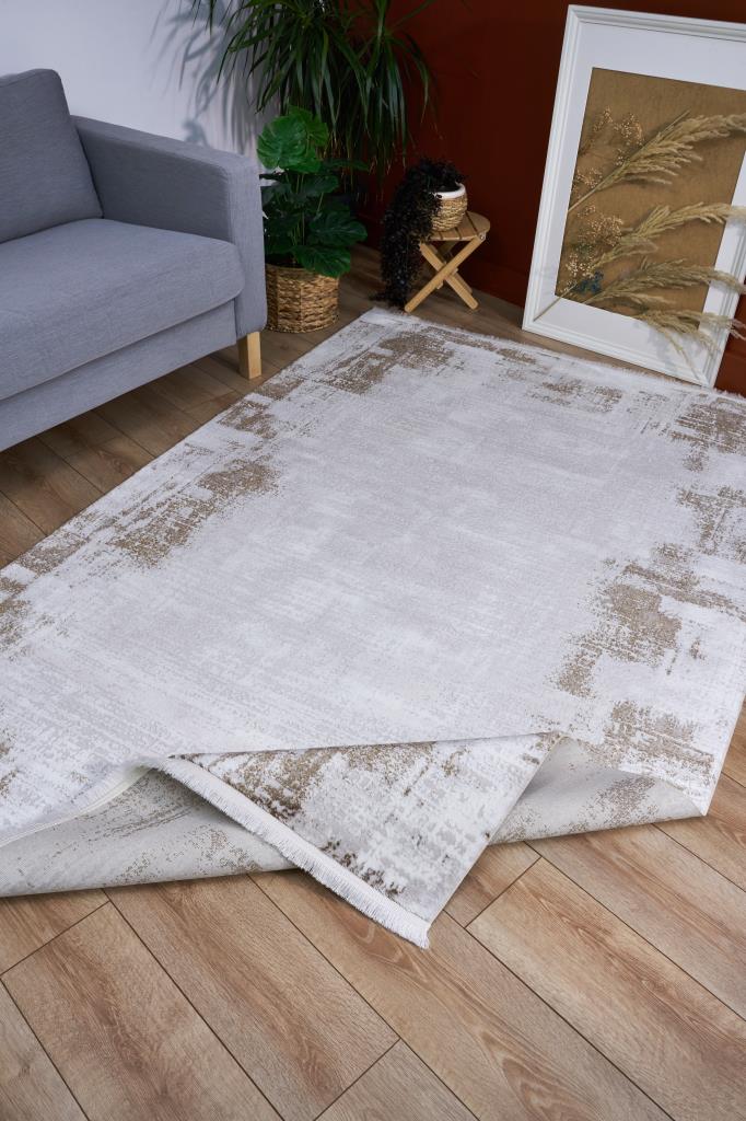 Vivaldi Mink Modern Living Room Rug 9722