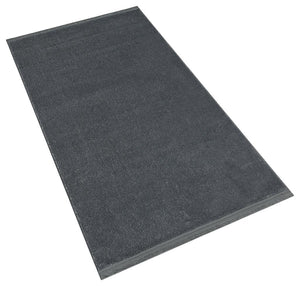 Yoga Washable Stain Proof Anthracite Kitchen Rug 5014