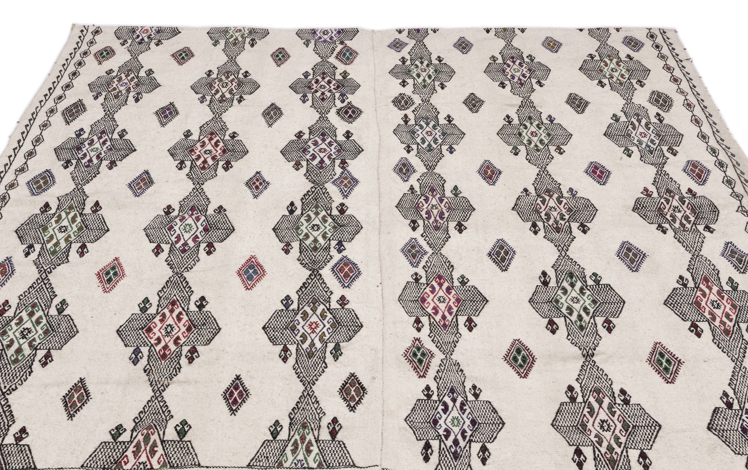 Apex Kilim Embroidered 0765 197 cm X 230 cm