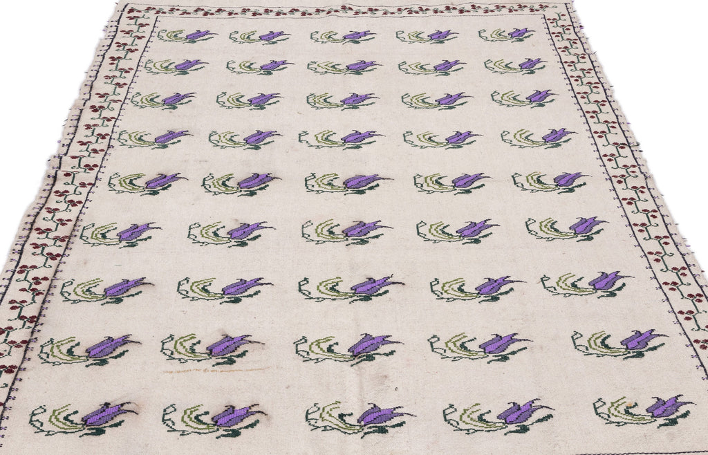 Apex Kilim Embroidered 0784 152 cm X 210 cm