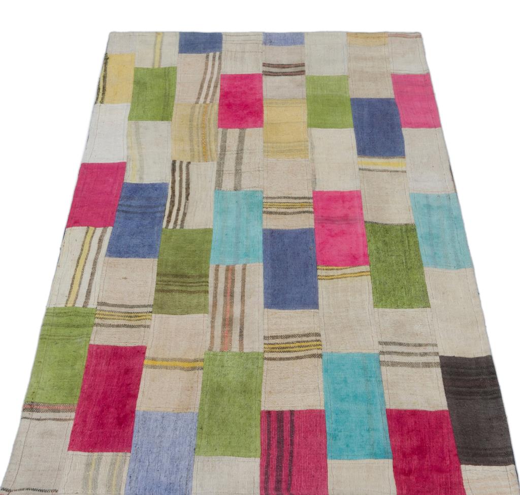 Apex Kilim Patchwork Unique Colors 22588 82 x 150 cm